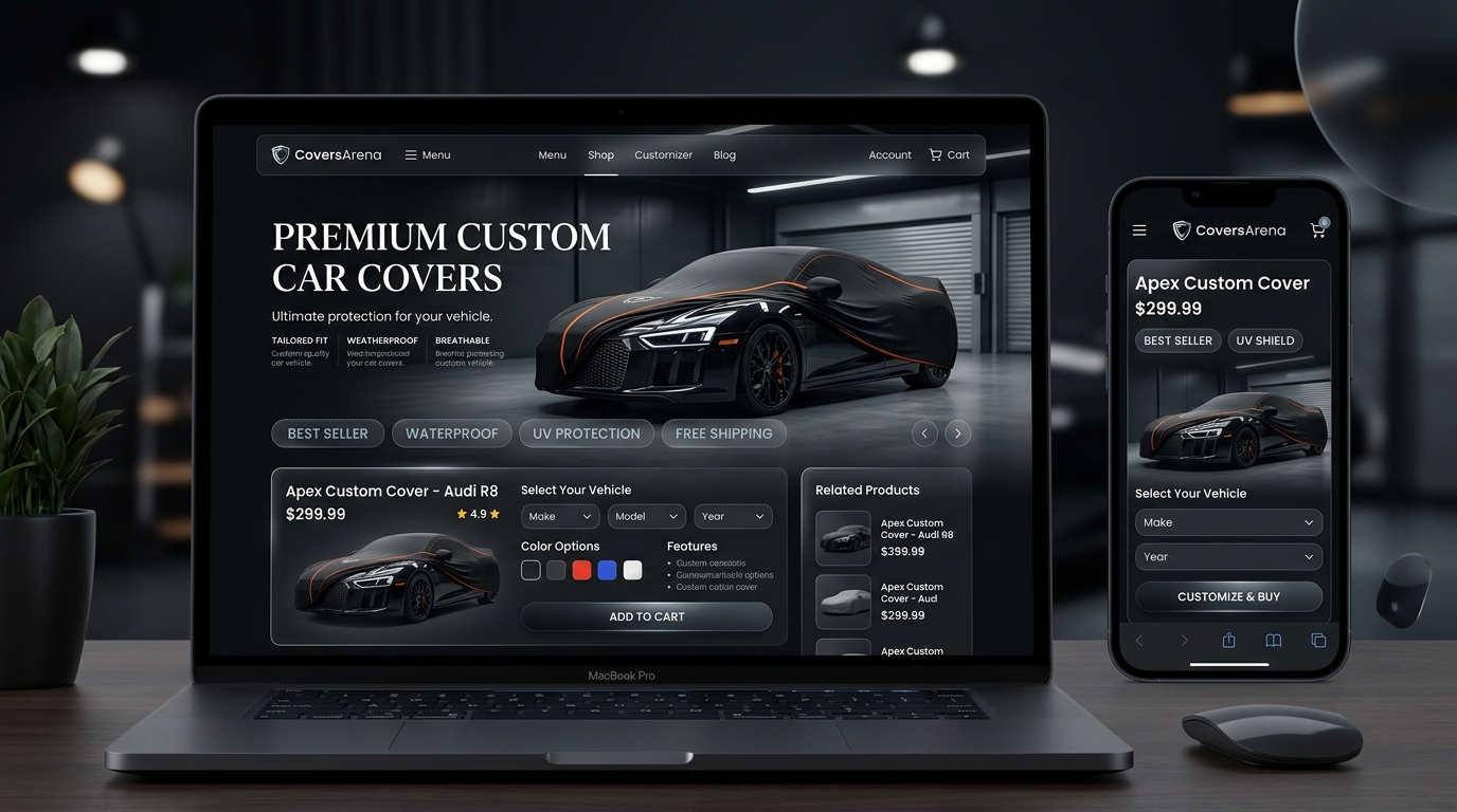 CoversArena E-Commerce Platform